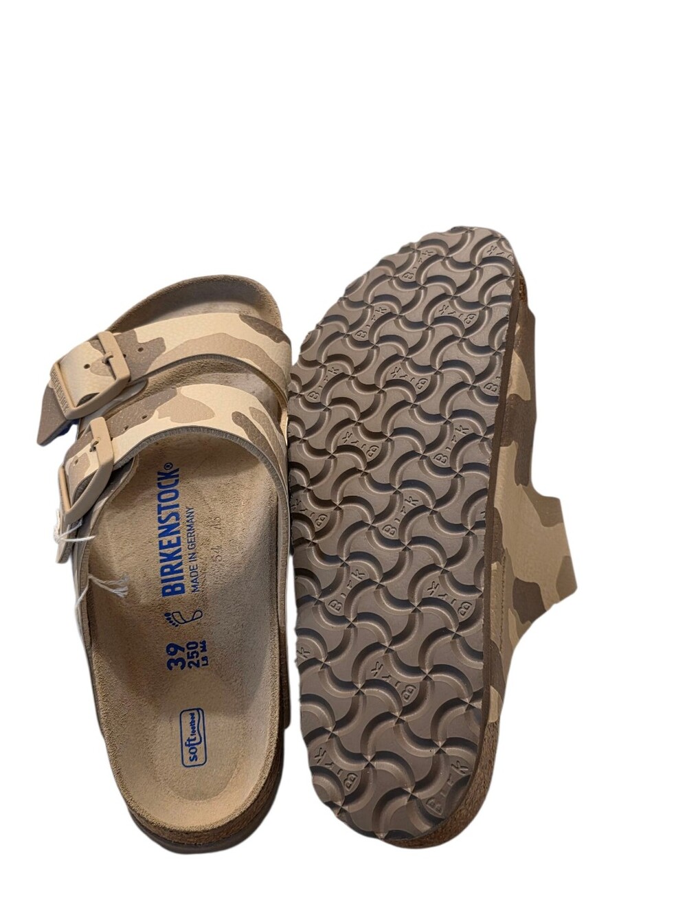 Birkenstock Arizona Sandals – Beige Camo Print – Size 39 / US 8 - Picture 8 of 8